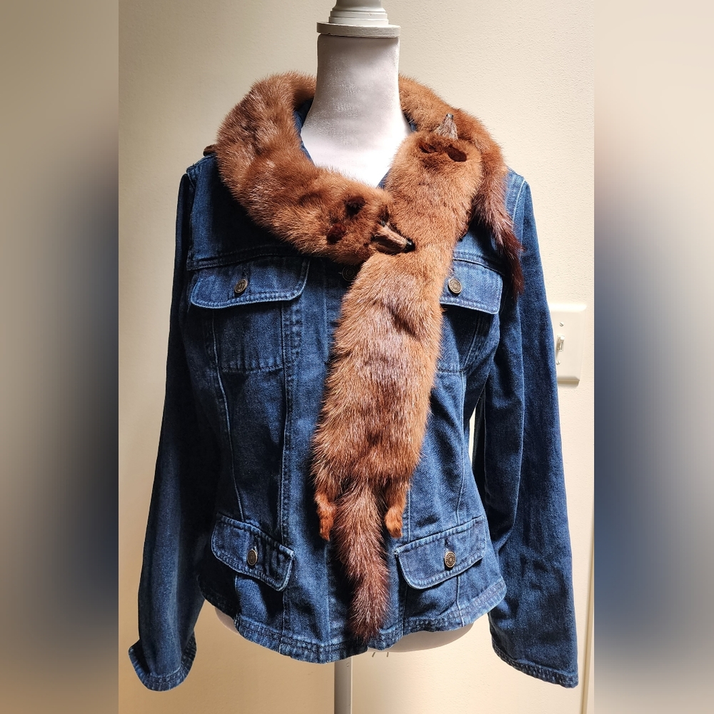 Beautiful Vintage Mink Stole/Scarf/Wrap
